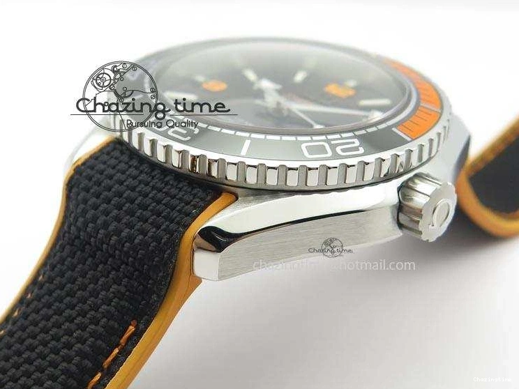 0109 Thermal 2016 Planet Ocean 45mm SS JHF Black Dial On Nylon Strap A 8245